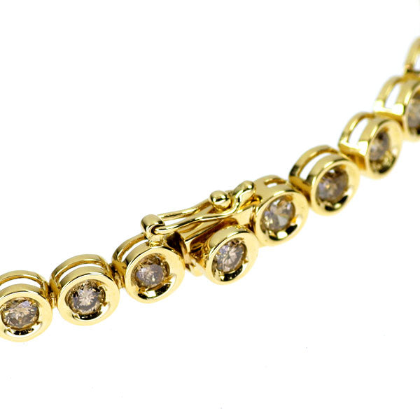 K18YG ダイヤモンド ブレスレット 3.00ct  テニス