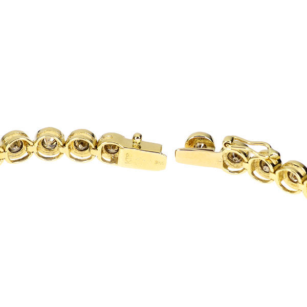 K18YG ダイヤモンド ブレスレット 3.00ct  テニス