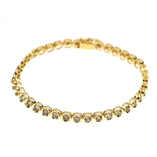 K18YG ダイヤモンド ブレスレット 3.00ct  テニス