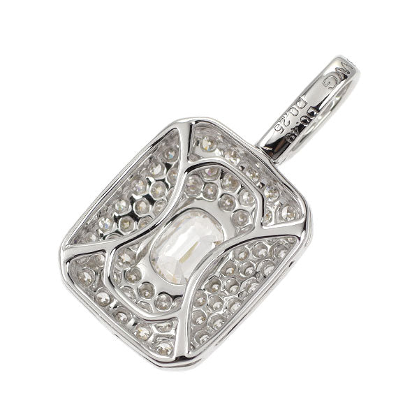 K18WG ☆ペンダントトップ サンゴ ◇ダイヤモンド0.11ct ◇鑑別