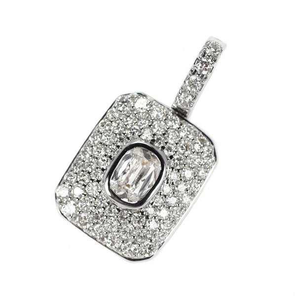 入荷中 0.39ct ブローチ兼ペンダントトップ ダイヤモンド K18YG