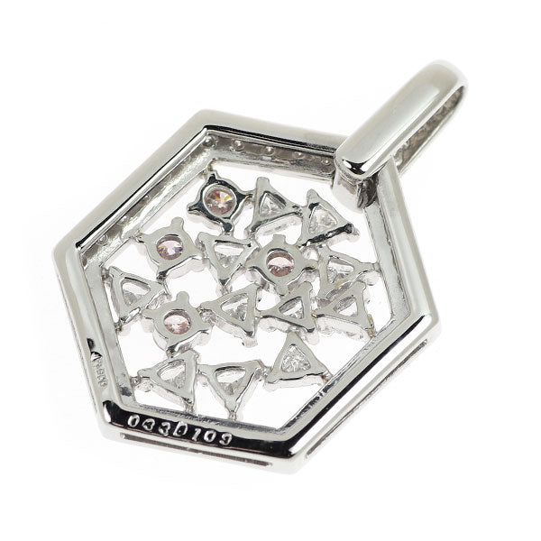 Pt900 天然ピンクダイヤモンド ペンダントトップ 0.33ct D1.09ct
