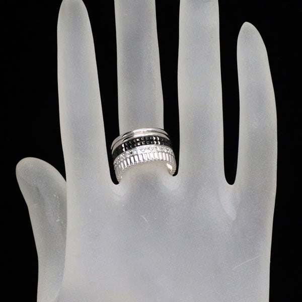 ブシュロン PVD/ K18WG ダイヤモンド リング キャトル 48号