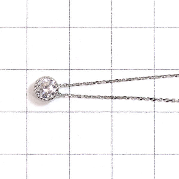 新品 Pt ダイヤモンド ペンダントネックレス 0.466ct G SI2 G【エスコレ】
