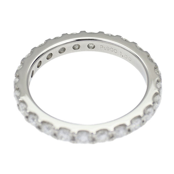 Pt900 ダイヤモンド リング 1.00ct フルエタニティ