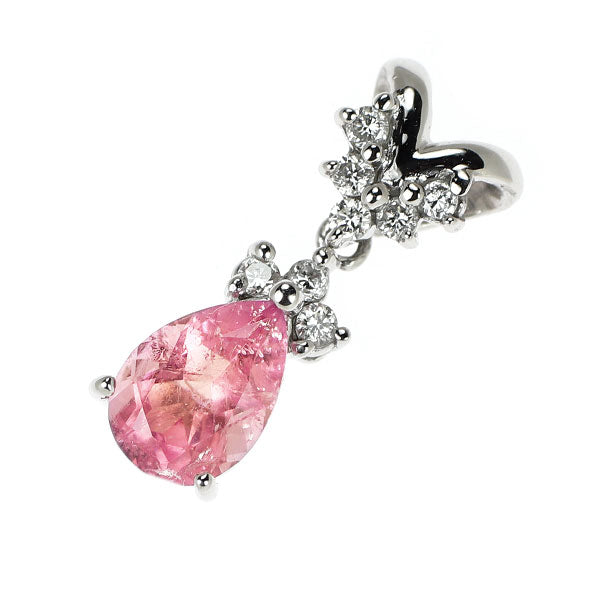 希少 Pt900 ペツォッタイト ダイヤモンド ペンダントトップ 0.745ct D0.10ct