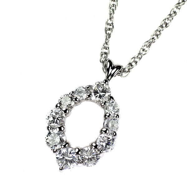 セイコー Pt ダイヤモンド ペンダントネックレス 1.03ct