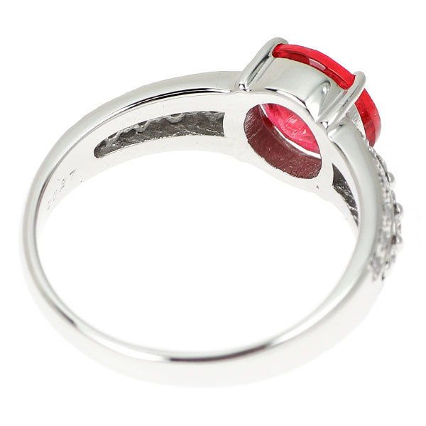 Pt900 ロードナイト ダイヤモンド リング 1.747ct D0.27ct