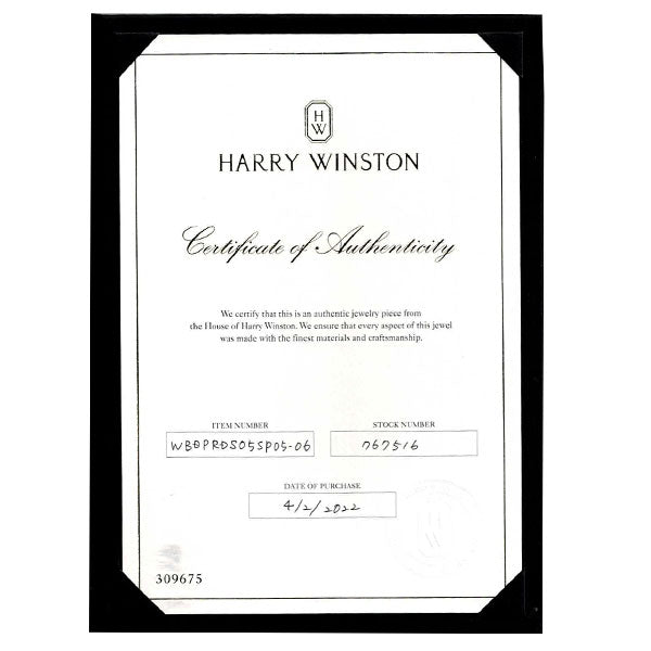 ハリーウィンストン Pt950 ダイヤモンド リング ラウンドカット プロングセット 11号 フルエタニティ