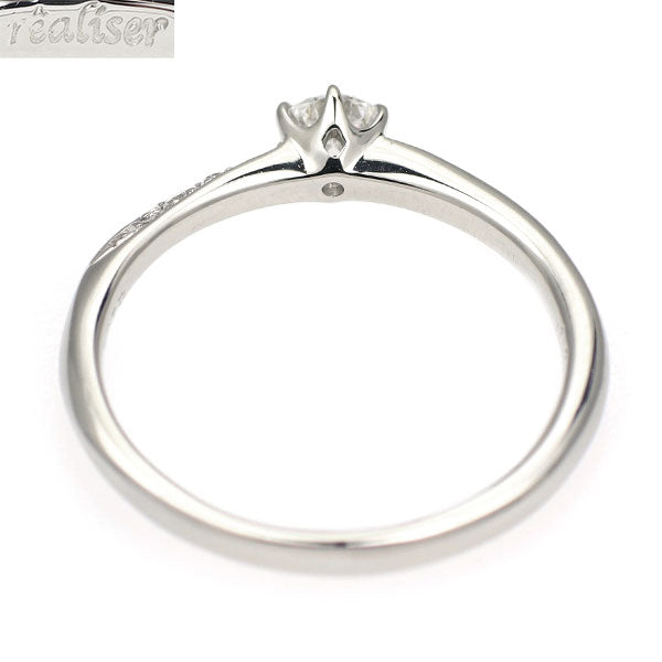 realiser/レアリゼ Pt900 ダイヤモンド リング 0.202ct D SI2 3EX D0.05ct