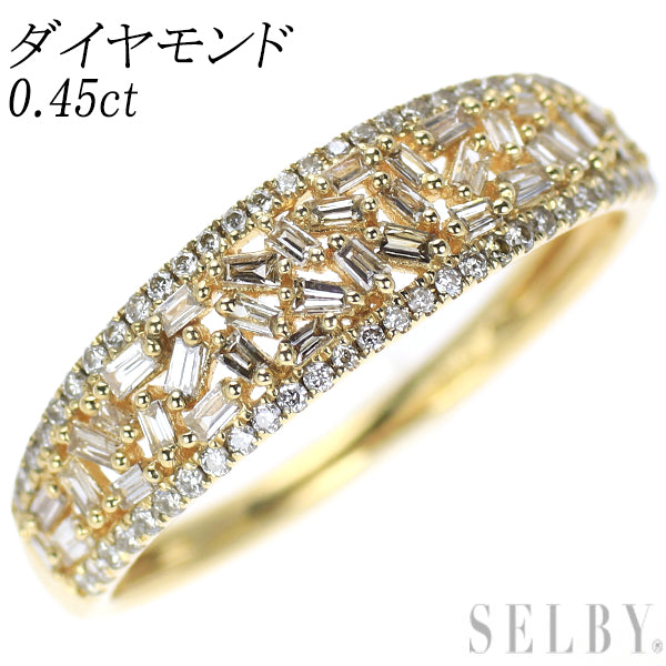 K18YG ダイヤモンド リング 0.32CT(K18ホワイトゴールド K18YG ダイヤモンド リング 0.32CT(K18ホワイトゴールド