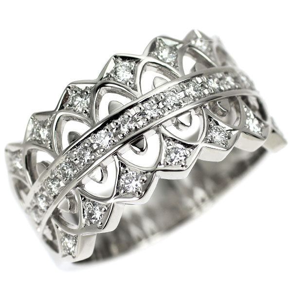田崎真珠 Pt900 ダイヤモンド リング 0.36ct アンティークレース