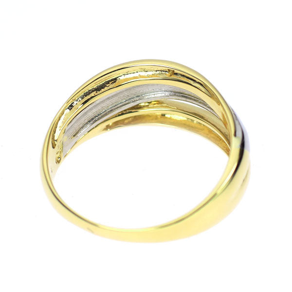 K18YG/ Pt900 ダイヤモンド リング 0.01ct