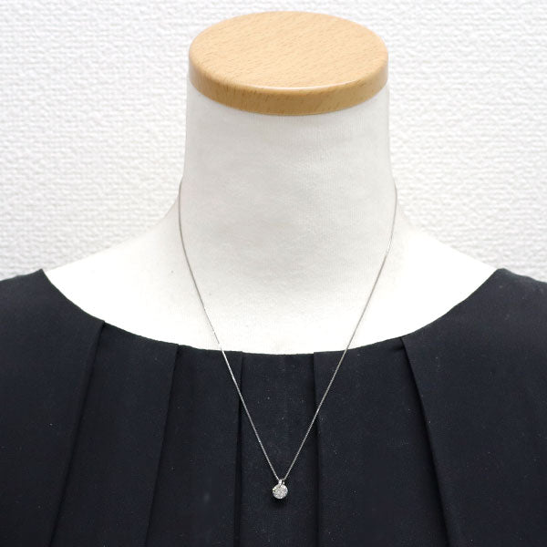 Pt ダイヤモンド ペンダントネックレス 1.057ct 一点留め