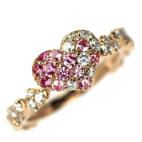 セイレーンアズーロ ピンクサファイア ダイヤ リング