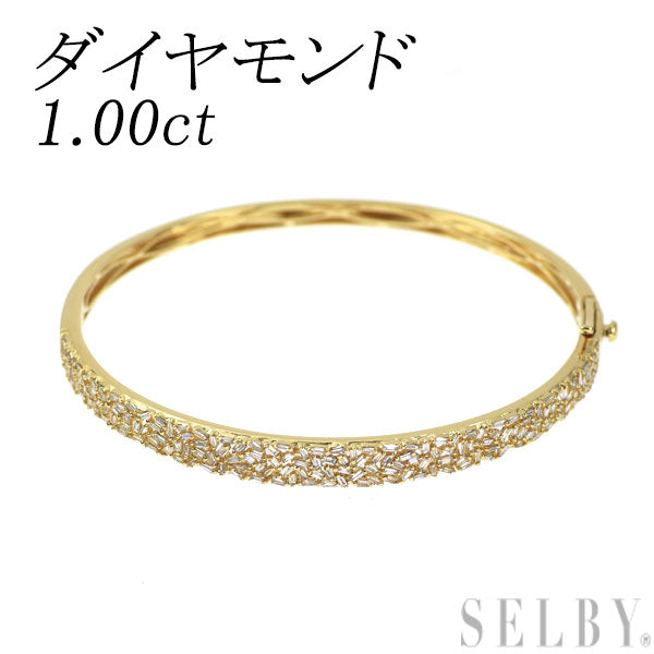 K18YG ダイヤモンド バングル 1.00ct