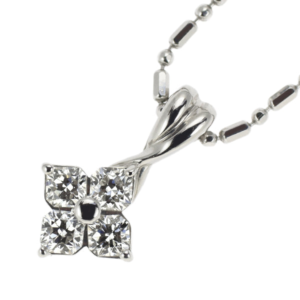 フランダースダイヤモンド Pt ダイヤモンド ペンダントネックレス 0.51ct