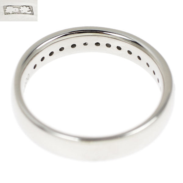 和光 Pt900 ダイヤモンド リング 0.16ct  ハーフエタニティ