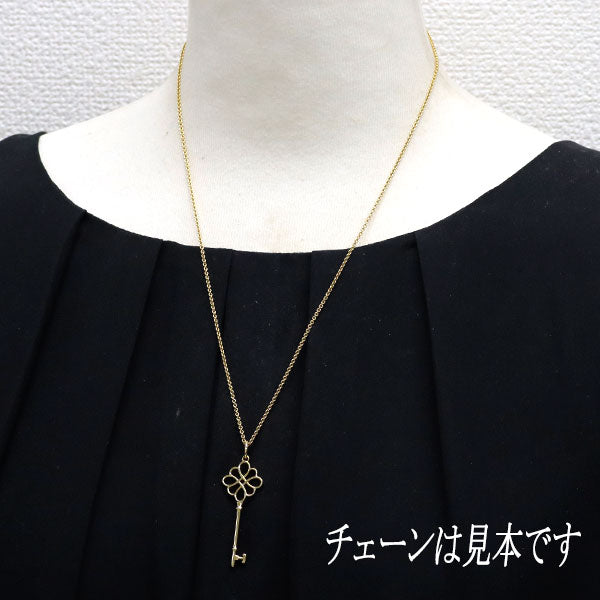 ティファニー K18YG ペンダントトップ キー