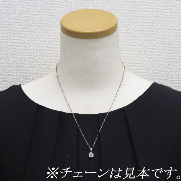 K18WG ダイヤモンド ペンダントトップ 0.50ct