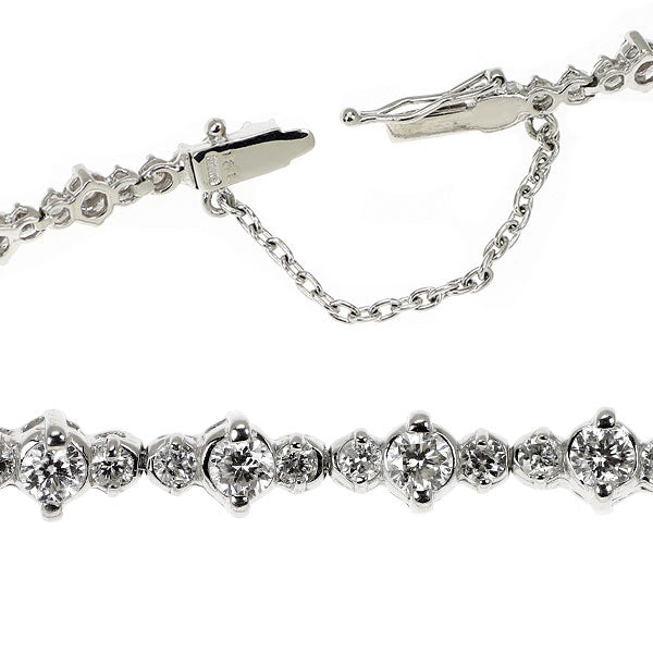 K18WG ダイヤモンド ブレスレット 1.61ct