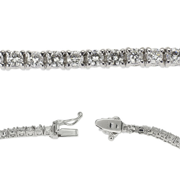 K18WG ダイヤモンド ブレスレット 2.20ct テニス
