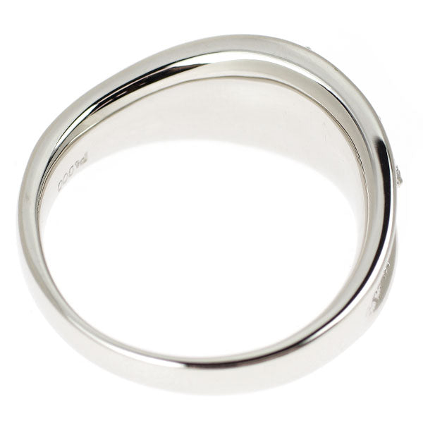 Pt900 パライバトルマリン ダイヤモンド リング 0.14ct D0.15ct