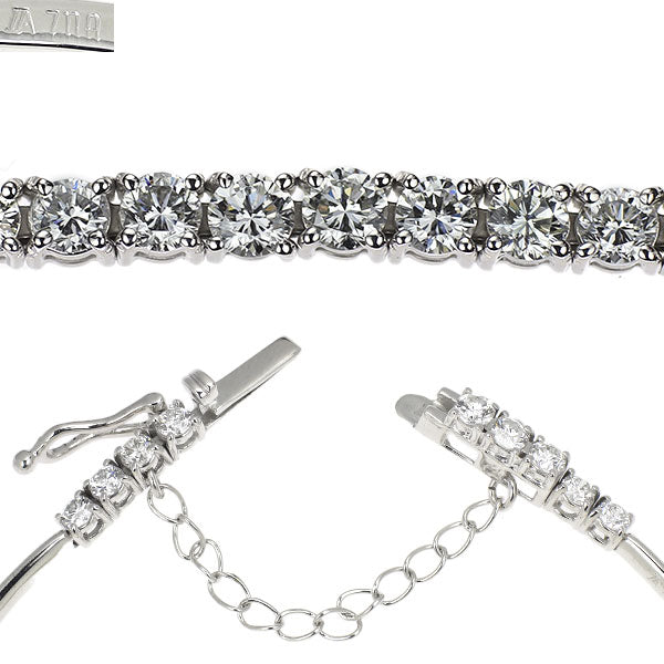 DTC K18WG ダイヤモンド ブレスレット 3.00ct LINE