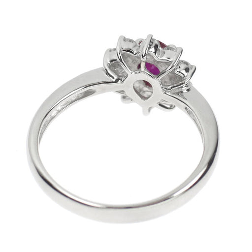 ルビー、ダイヤモンド Ptリング | zuro jewelry
