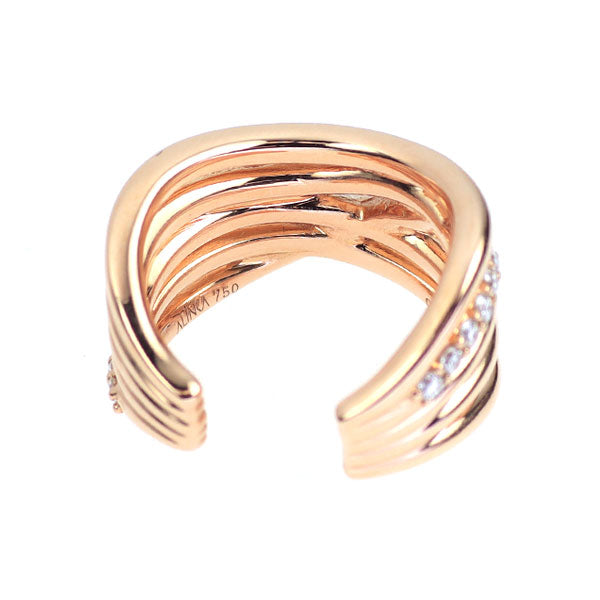 ALINKA（アリンカ）K18PG ダイヤモンド イヤーカフ 0.26ct  片方のみ