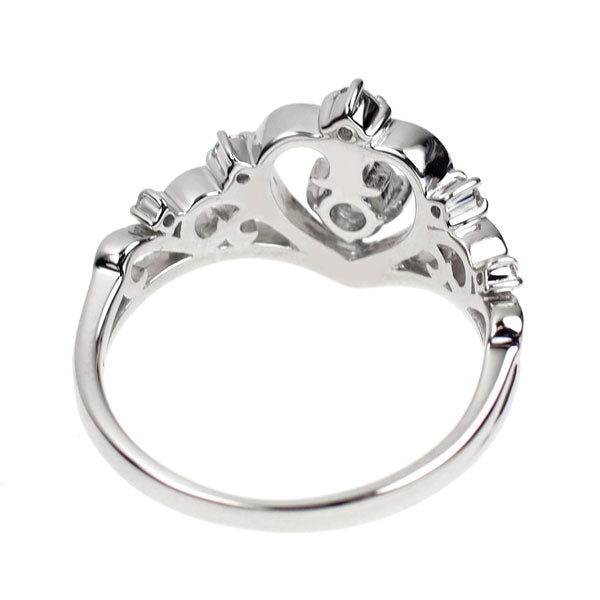 Pt900 ダイヤモンド リング 0.181ct G SI1 VG D0.17ct ティアラ