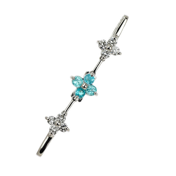 専用 Pt900 パライバトルマリン・ダイヤモンド ペンダントトップ Pt900/ Pt850 パライバ トルマリン ダイヤモンド ペンダントネックレス