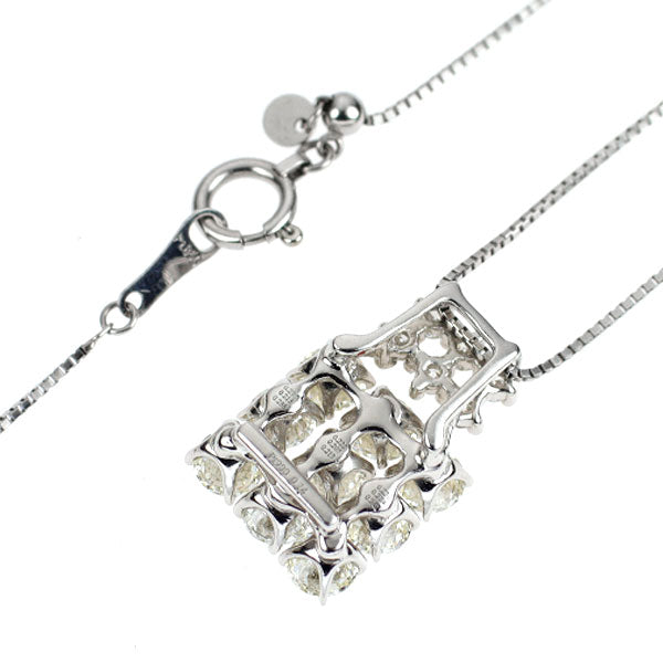 Pt900/850 ダイヤモンド ペンダントネックレス 2.021ct D0.14ct