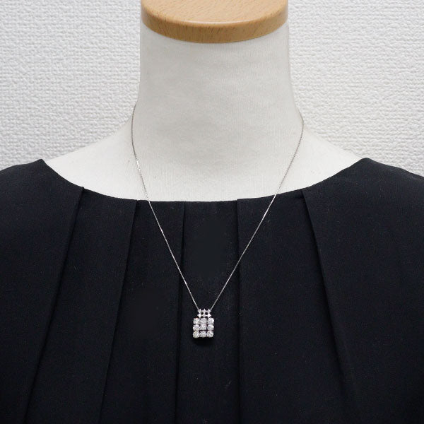 Pt900/850 ダイヤモンド ペンダントネックレス 2.021ct D0.14ct