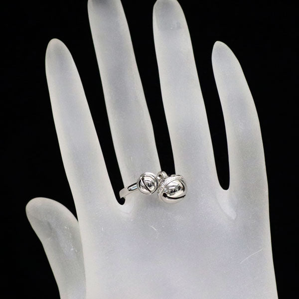 Qeelin/キーリン K18WG ダイヤモンド リング 0.16ct 鈴