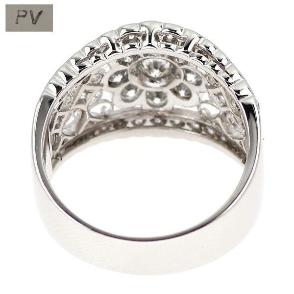 ポンテヴェキオ Pt900 ダイヤモンド リング 1.50ct フラワー