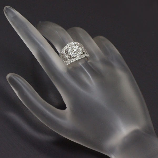 ポンテヴェキオ Pt900 ダイヤモンド リング 1.50ct フラワー