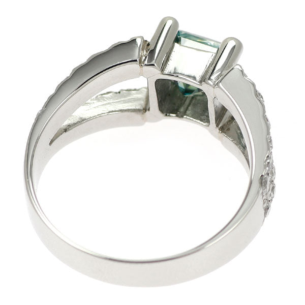 Pt900 トリートブルー ダイヤモンド リング 1.22ct D0.38ct — セルビー