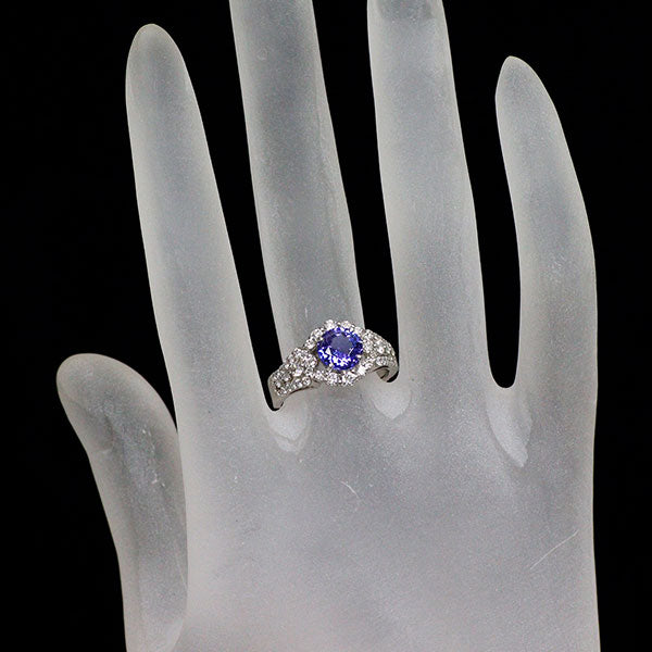 Pt900 タンザナイト ダイヤモンド リング 1.10ct D0.57ct — セルビー