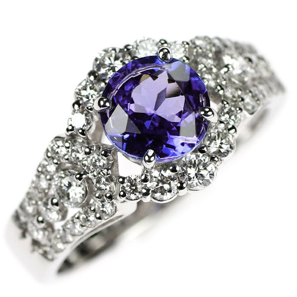 Pt900 タンザナイト ダイヤモンド リング 1.10ct D0.57ct — セルビー