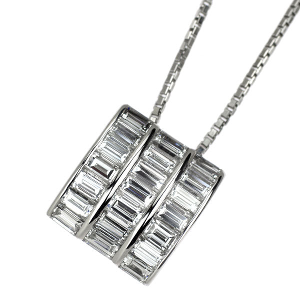 Pt ダイヤモンド ペンダントネックレス 2.51ct