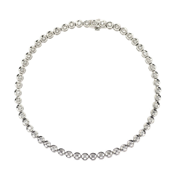 Pt850 ダイヤモンド ブレスレット 1.00ct テニス