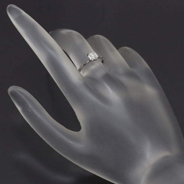 ティファニー Pt950 ダイヤモンド リング 0.48ct H VS1 3EX トゥルー