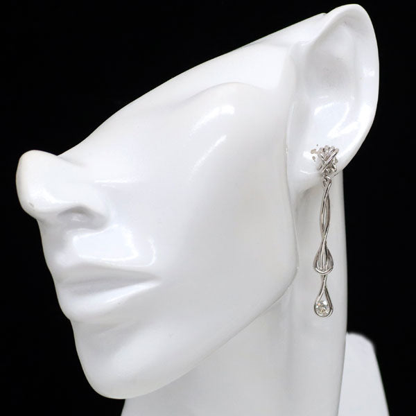 フォーエバーマーク Pt900 ダイヤモンド ピアス 0.60ct G SI1 VG エンコルディア 《セルビー銀座店》【中古】