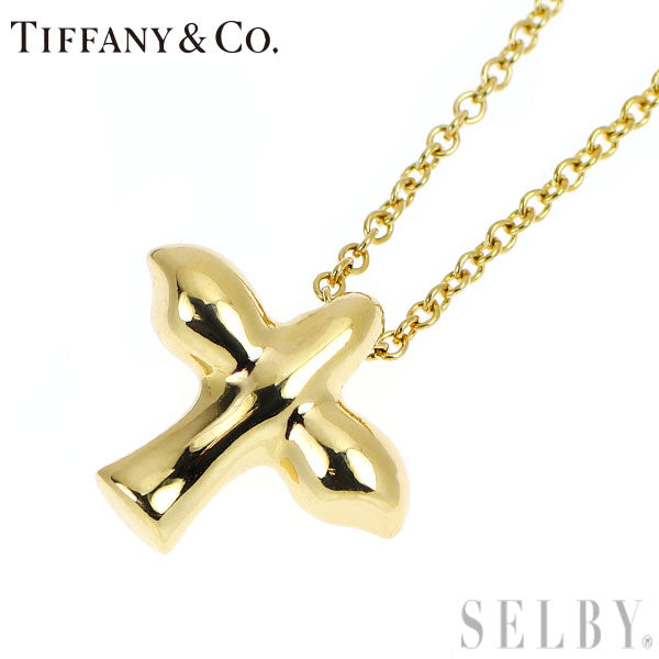 ティファニー K18YG ペンダントネックレス バードクロス — セルビー