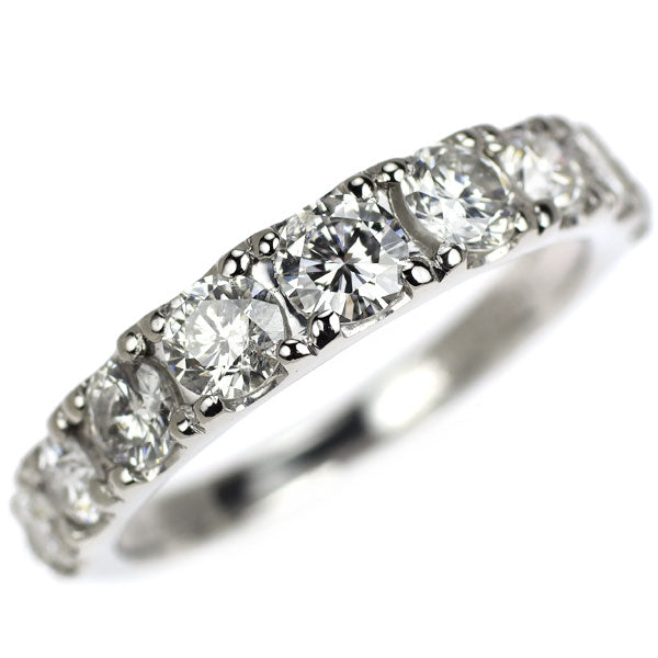 オ*ジ様 プラチナ900 フチありハーフエタニティダイヤモンドリング 8.5号0 オ*ジ様 プラチナ900 フチありハーフエタニティダイヤモンドリング 8.5