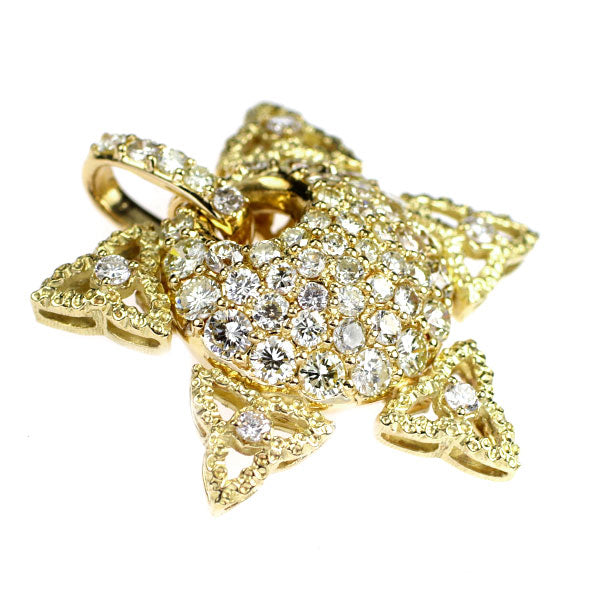 清田智誠/CISEY K18YG ダイヤモンド ペンダントトップ 1.86ct