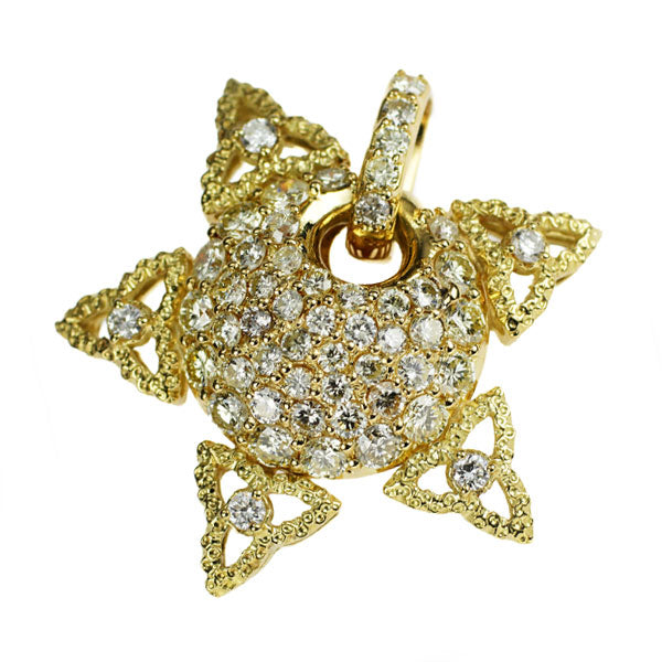 清田智誠/CISEY K18YG ダイヤモンド ペンダントトップ 1.86ct
