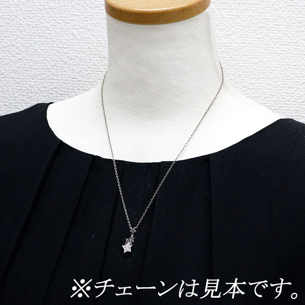 ゴールデンデュー K18WG ダイヤモンド ペンダントトップ スター