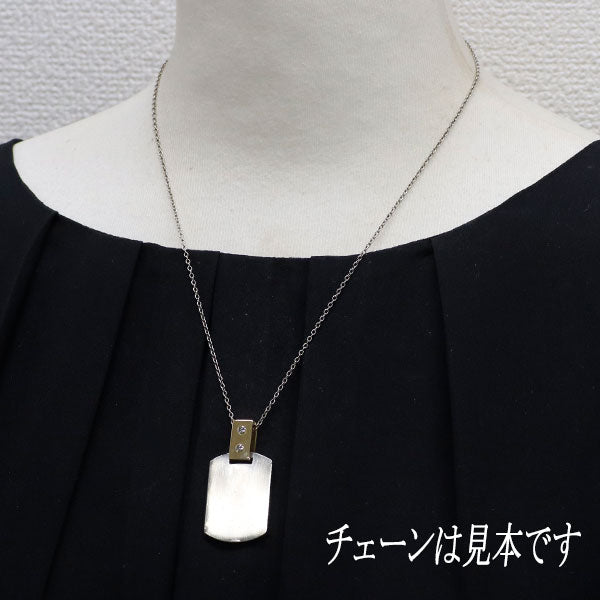 カルティエ SS/K18YG ペンダントトップ サントス